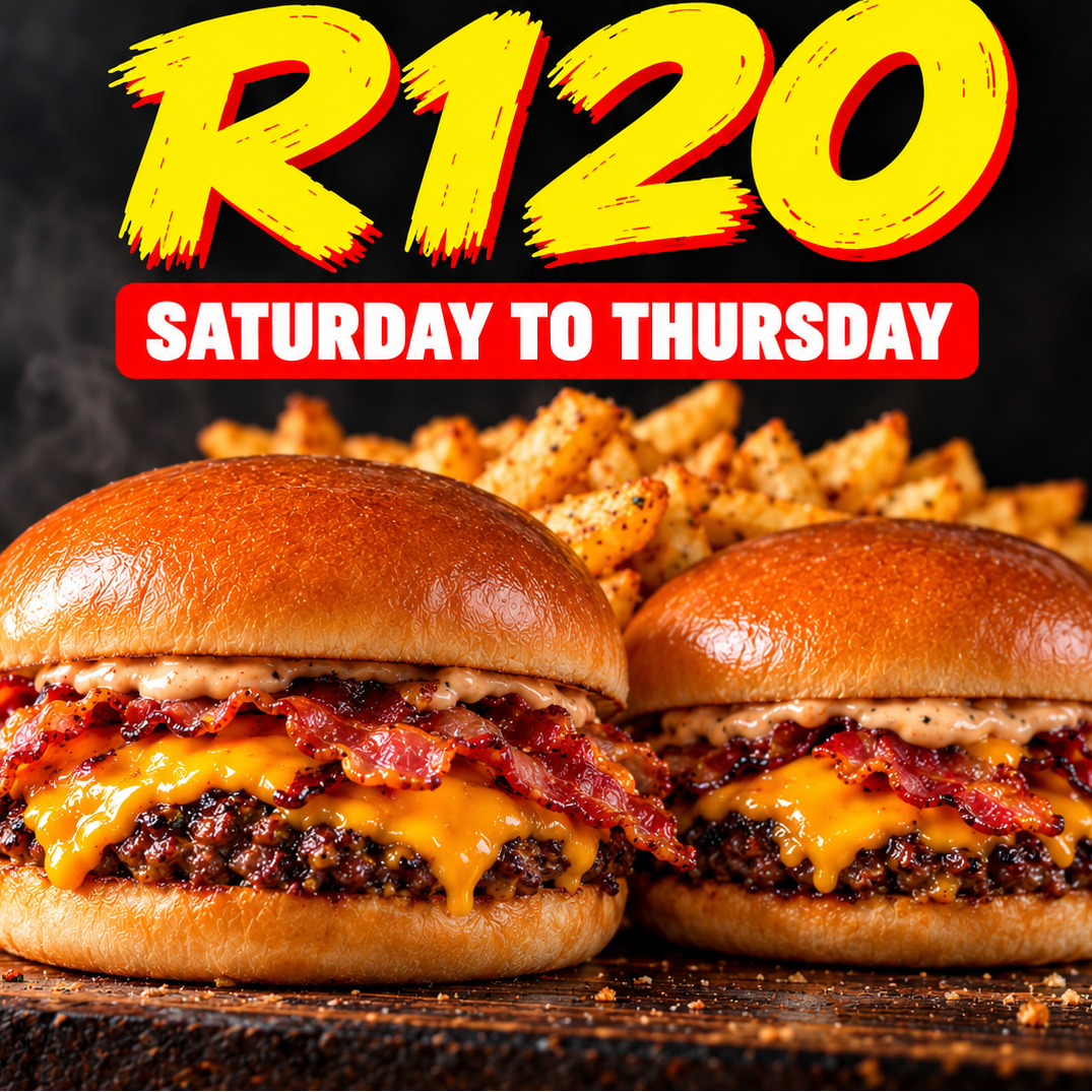 2x Bacon Cheese Burgers