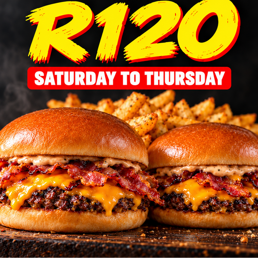 2x Bacon Cheese Burgers