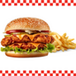 Double Chicken Cheese Burger Meal